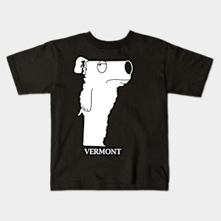 A funny map of Vermont Kids T-Shirt